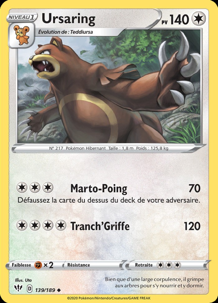 Carte Pokémon: Ursaring