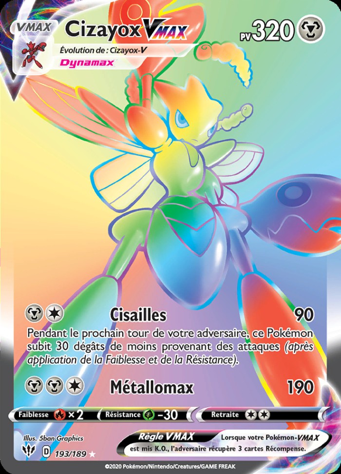 Carte Pokémon: Cizayox VMAX