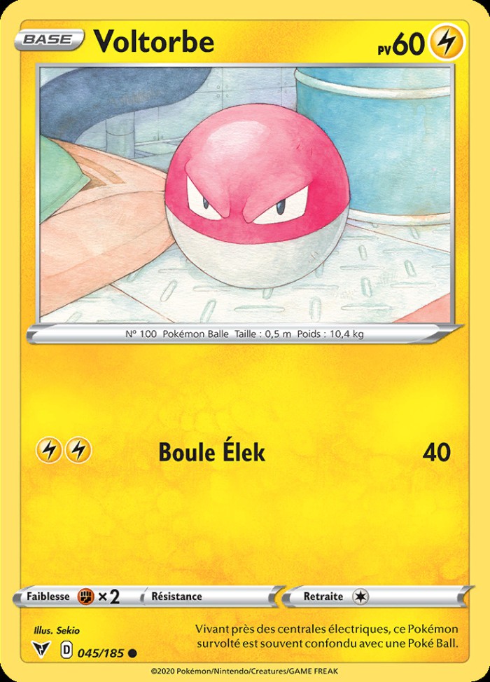 Carte Pokémon: Voltorbe