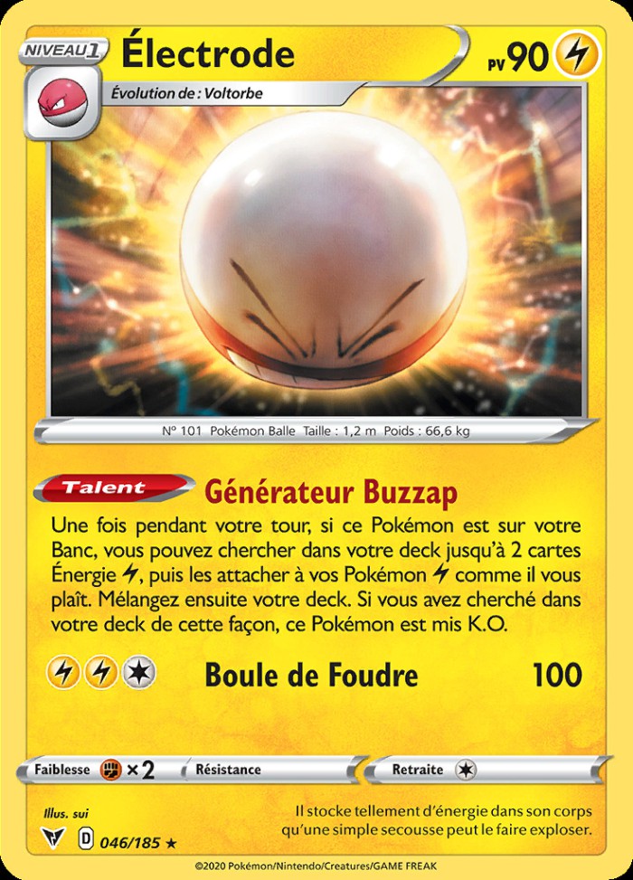 Carte Pokémon: Électrode