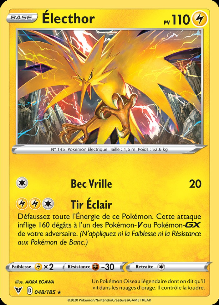 Carte Pokémon: Électhor