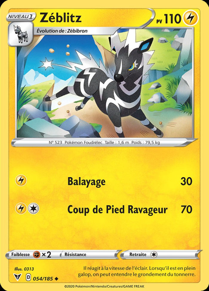 Carte Pokémon: Zéblitz