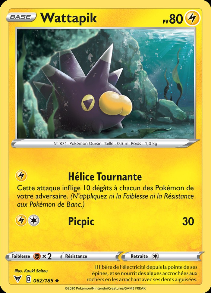 Carte Pokémon: Wattapik