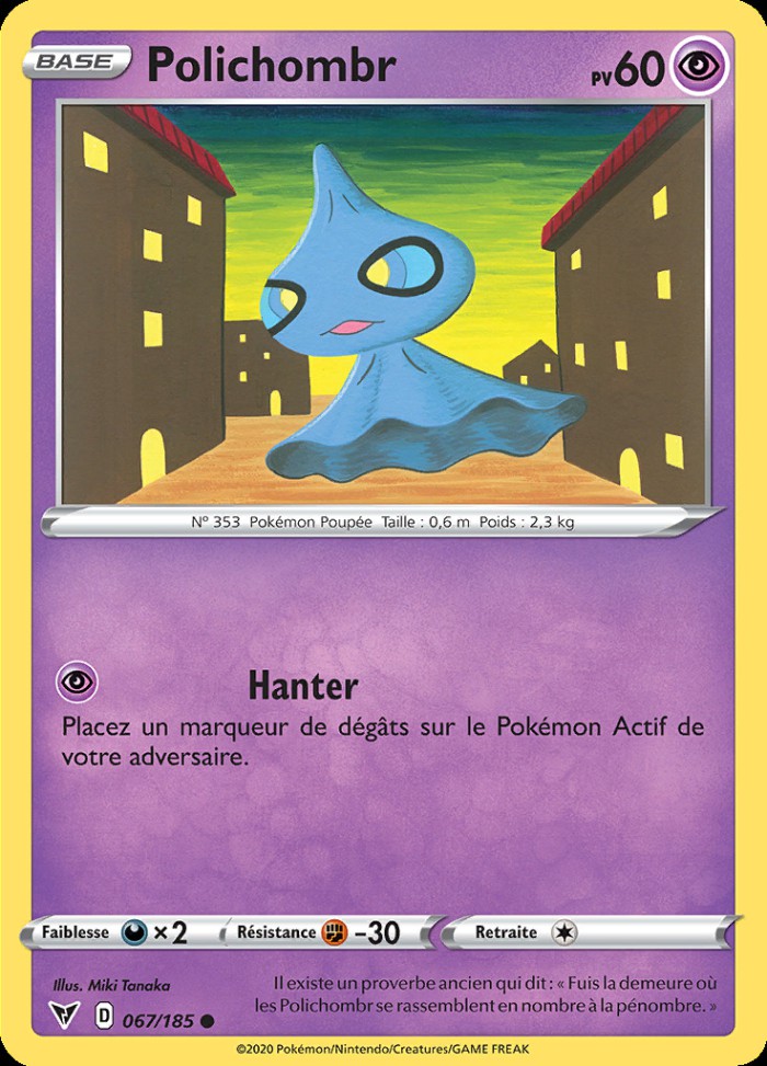 Carte Pokémon: Polichombr