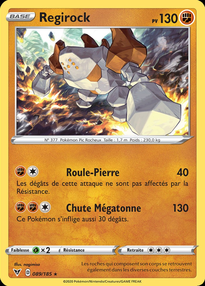 Carte Pokémon: Regirock