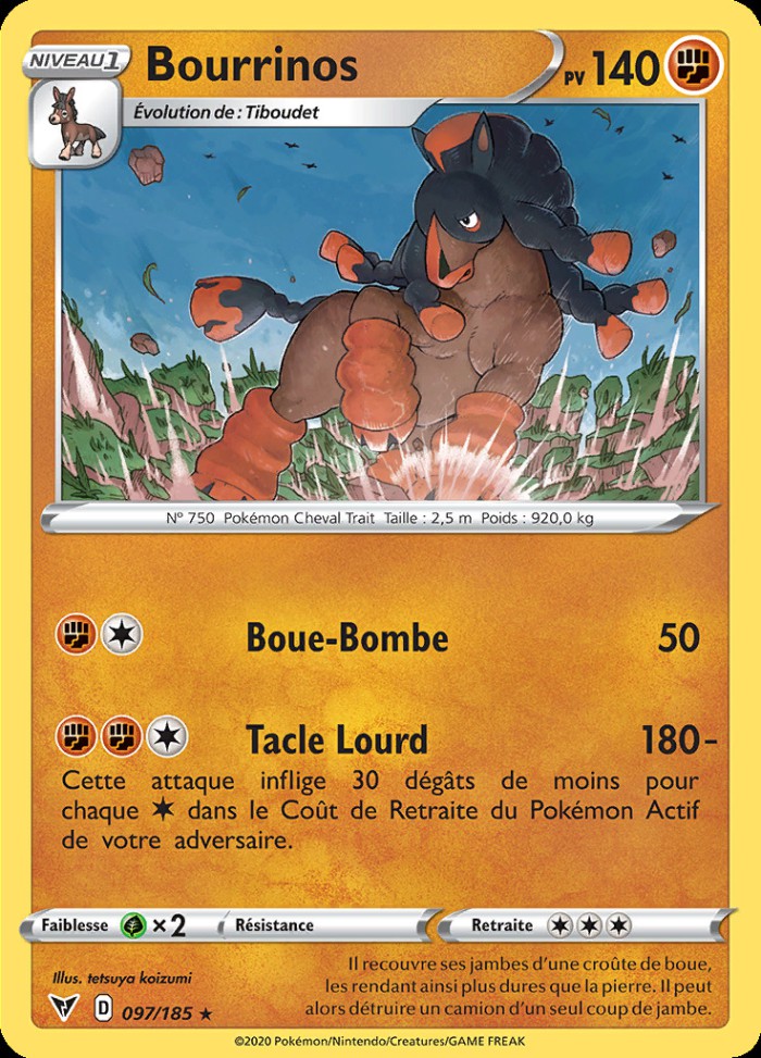 Carte Pokémon: Bourrinos