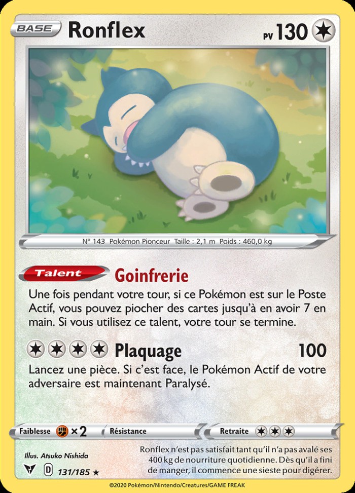 Carte Pokémon: Ronflex