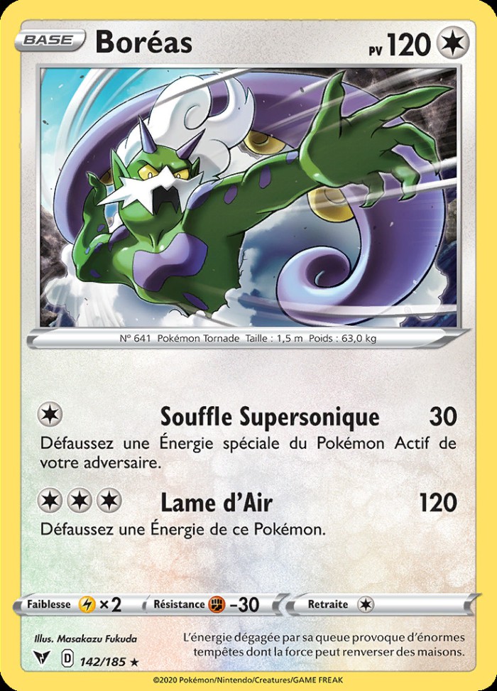 Carte Pokémon: Boréas