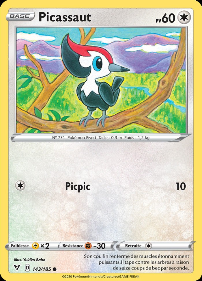 Carte Pokémon: Picassaut