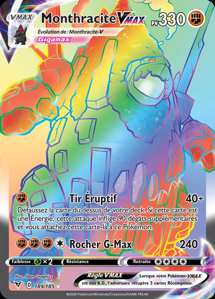 Carte Pokémon: Monthracite VMAX