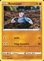 Carte Pokémon: Rototaupe