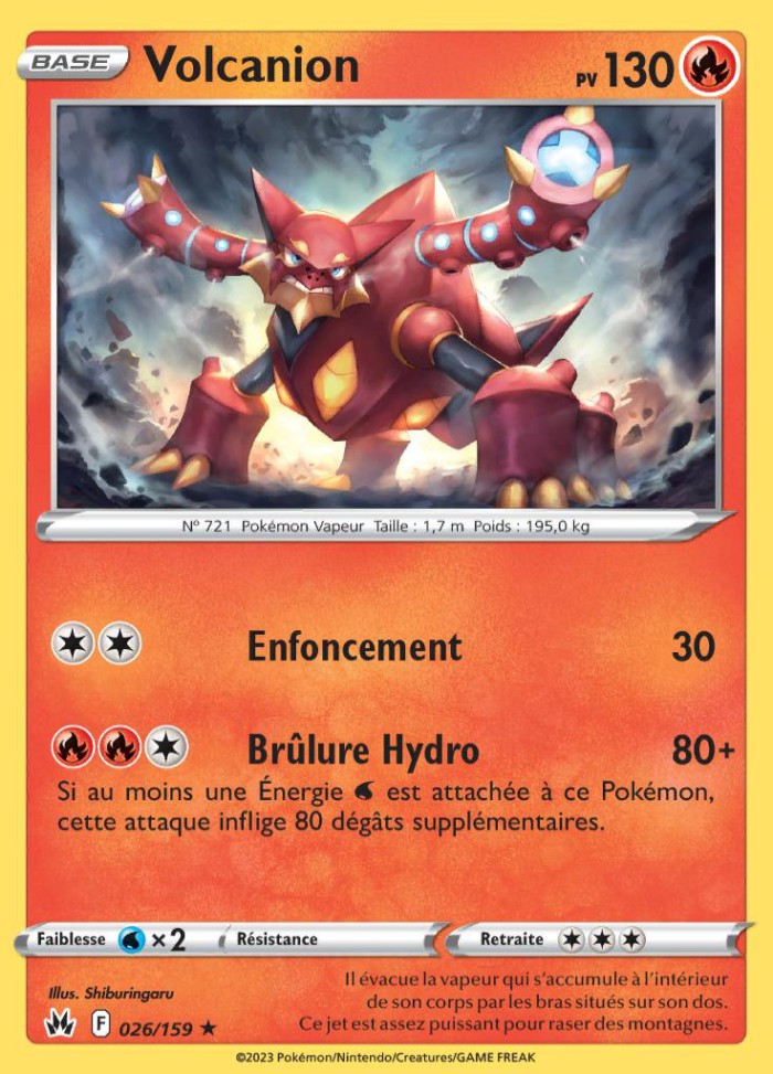 Carte Pokémon: Volcanion