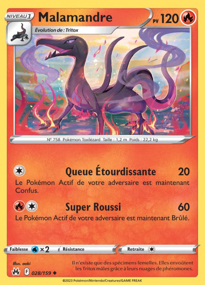 Carte Pokémon: Malamandre