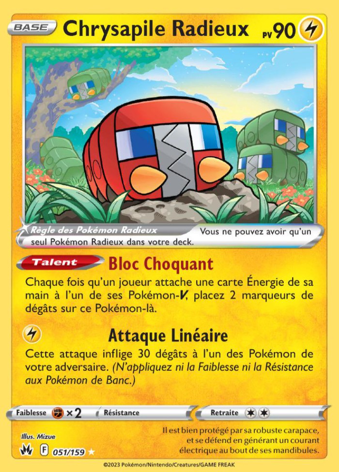 Carte Pokémon: Chrysapile Radieux