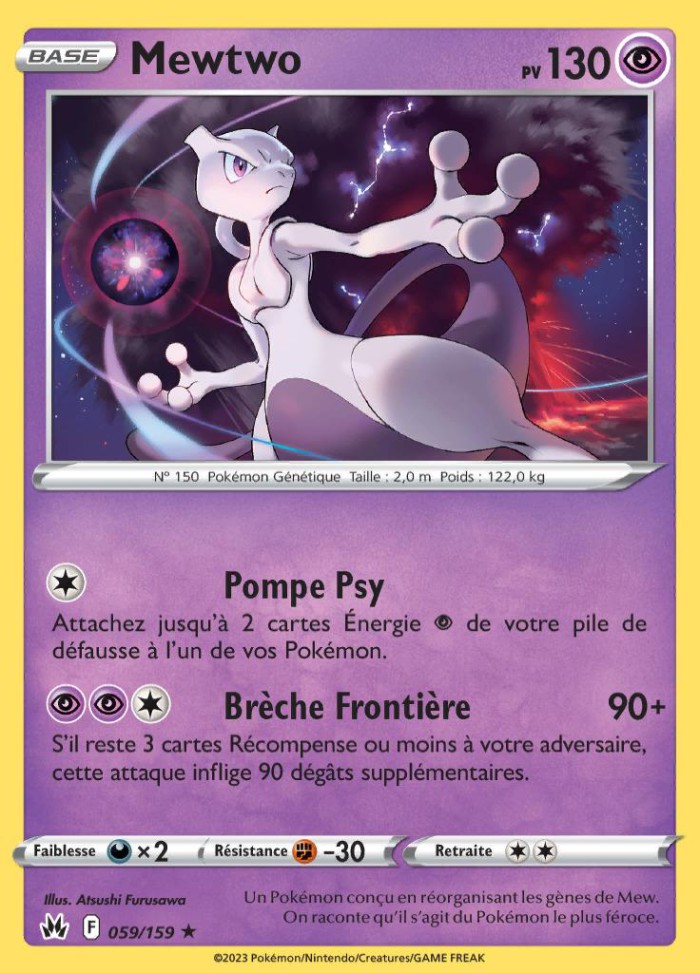 Carte Pokémon: Mewtwo