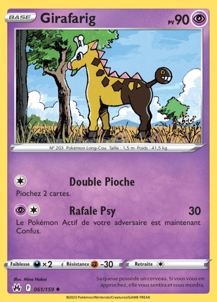 Carte Pokémon: Girafarig