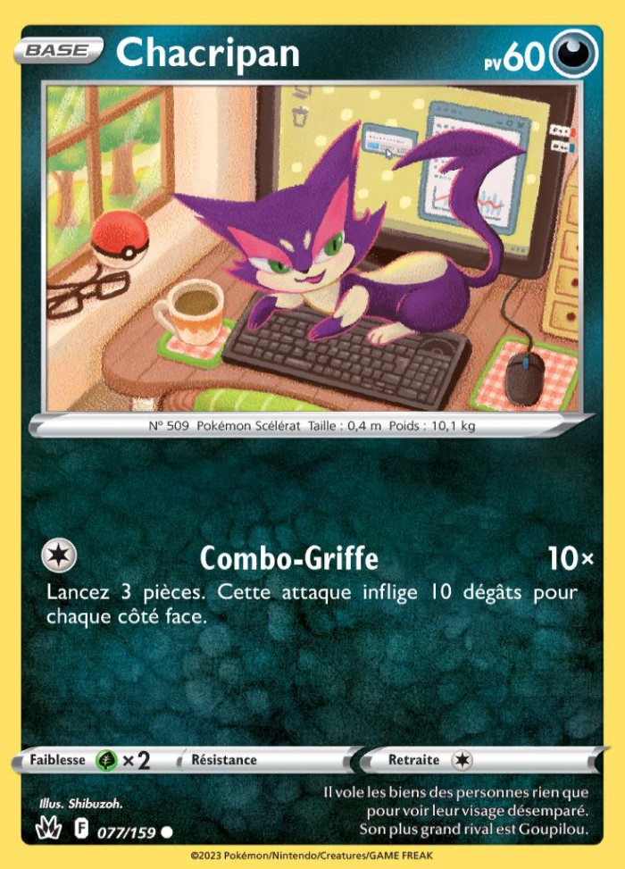 Carte Pokémon: Chacripan