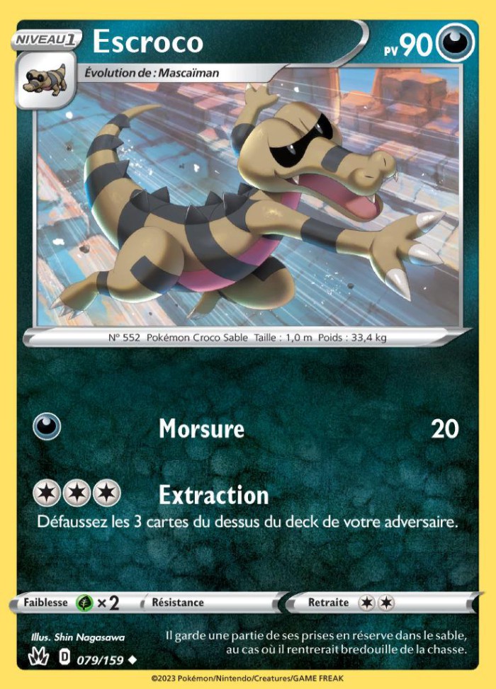 Carte Pokémon: Escroco