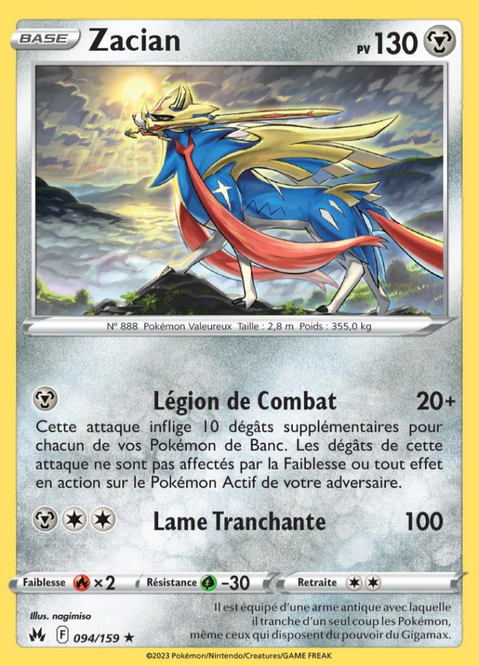 Carte Pokémon: Zacian