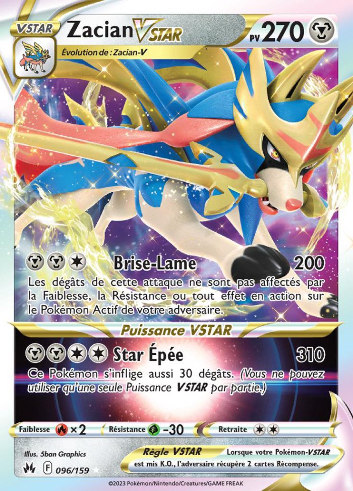 Carte Pokémon: Zacian VSTAR