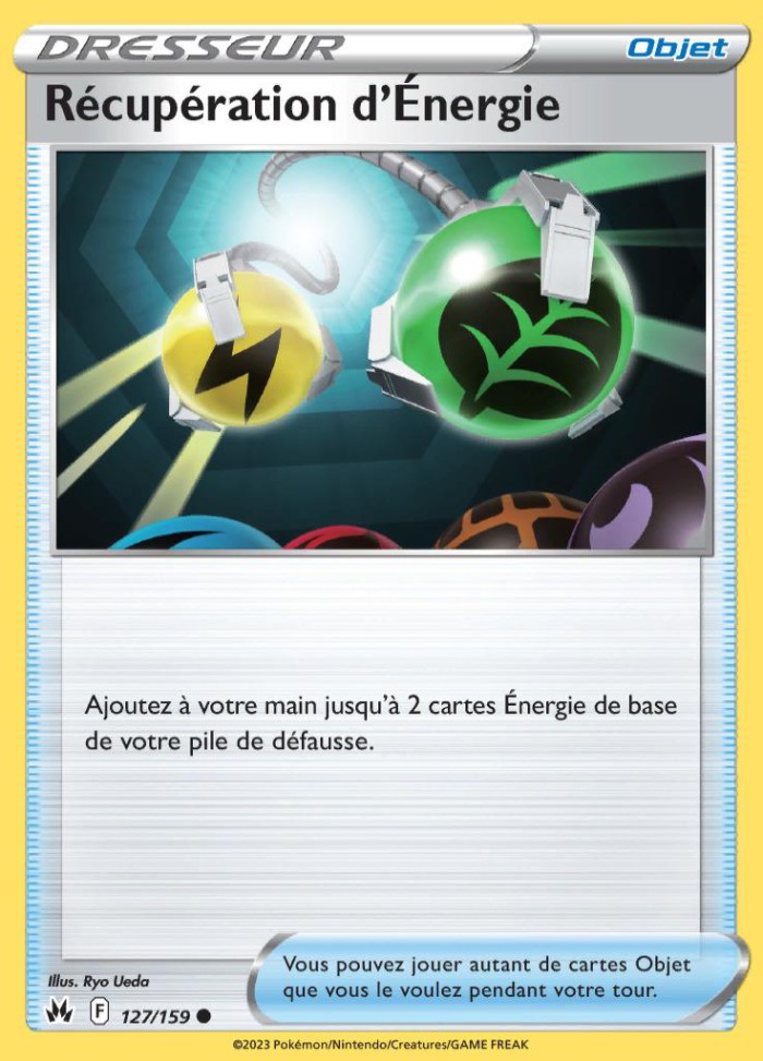 Carte Pokémon: Récupération d'Énergie