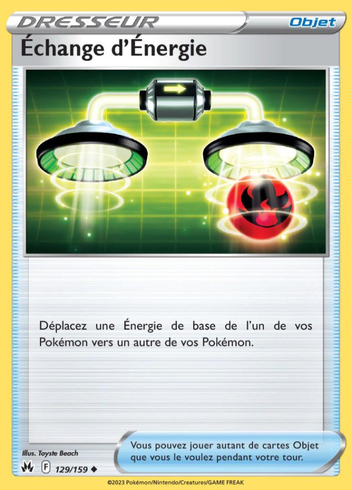 Carte Pokémon: Échange d'Énergie