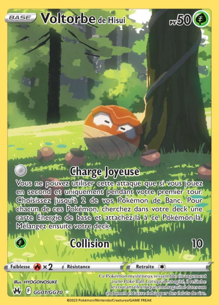 Carte Pokémon: Voltorbe de Hisui