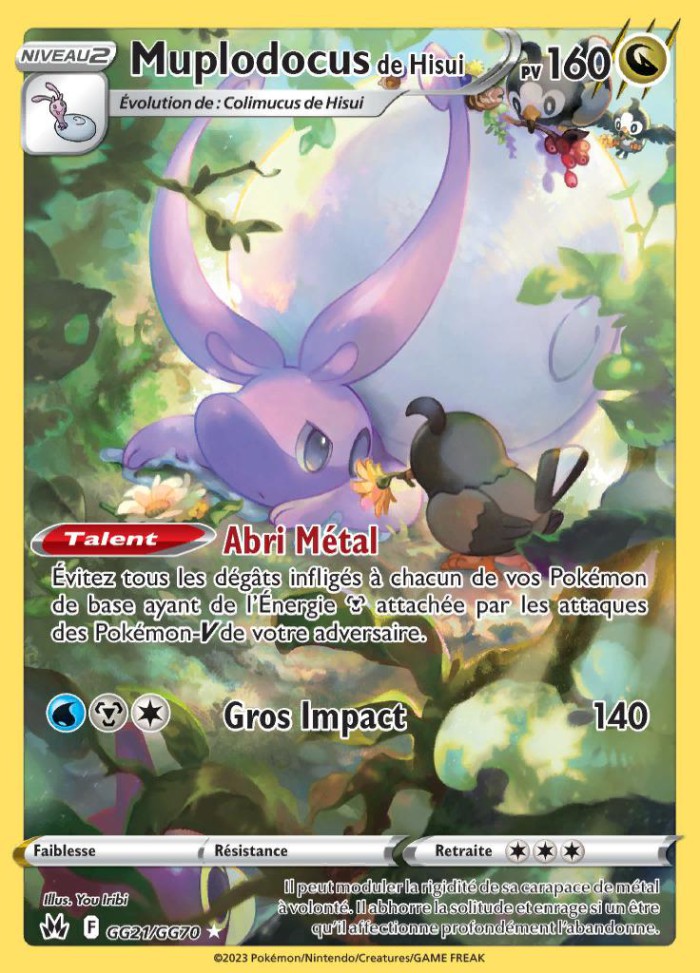 Carte Pokémon: Muplodocus de Hisui