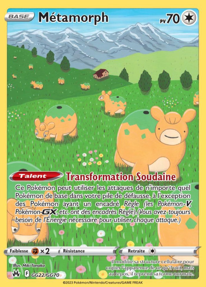 Carte Pokémon: Métamorph