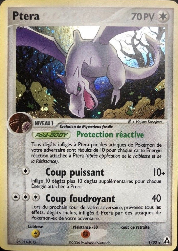 Carte Pokémon: Ptera