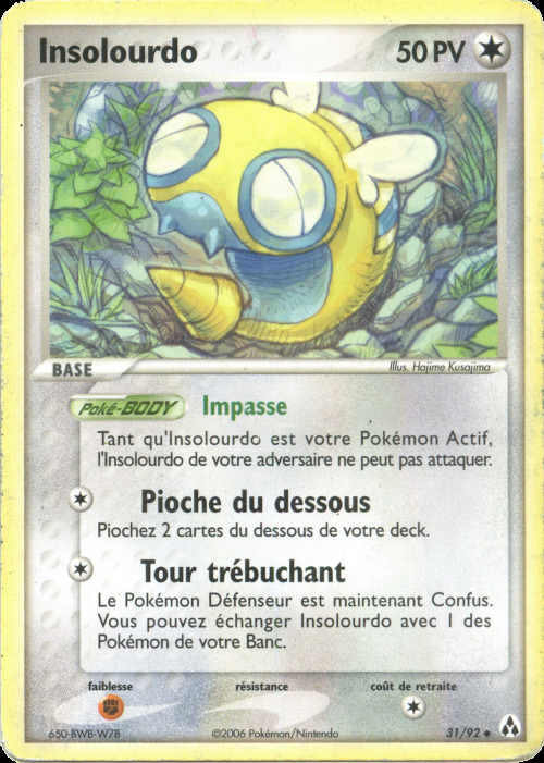 Carte Pokémon: Insolourdo