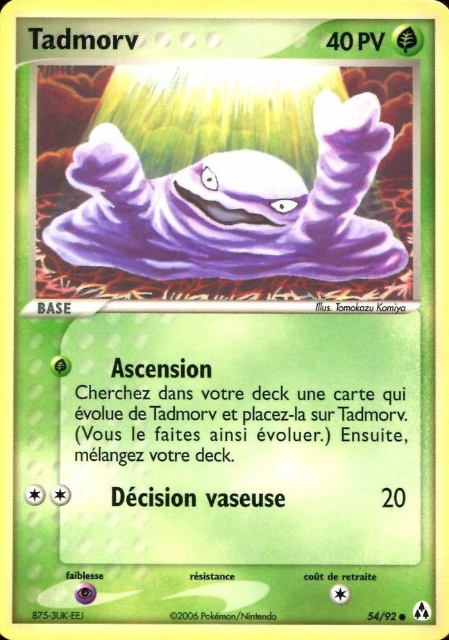 Carte Pokémon: Tadmorv