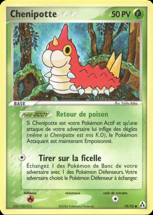 Carte Pokémon: Chenipotte