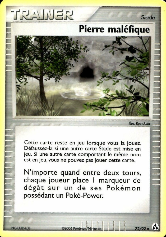 Carte Pokémon: Pierre maléfique