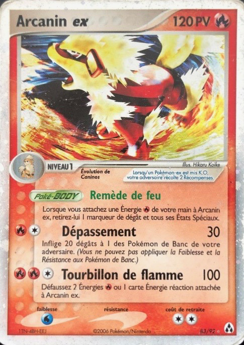 Carte Pokémon: Arcanin ex