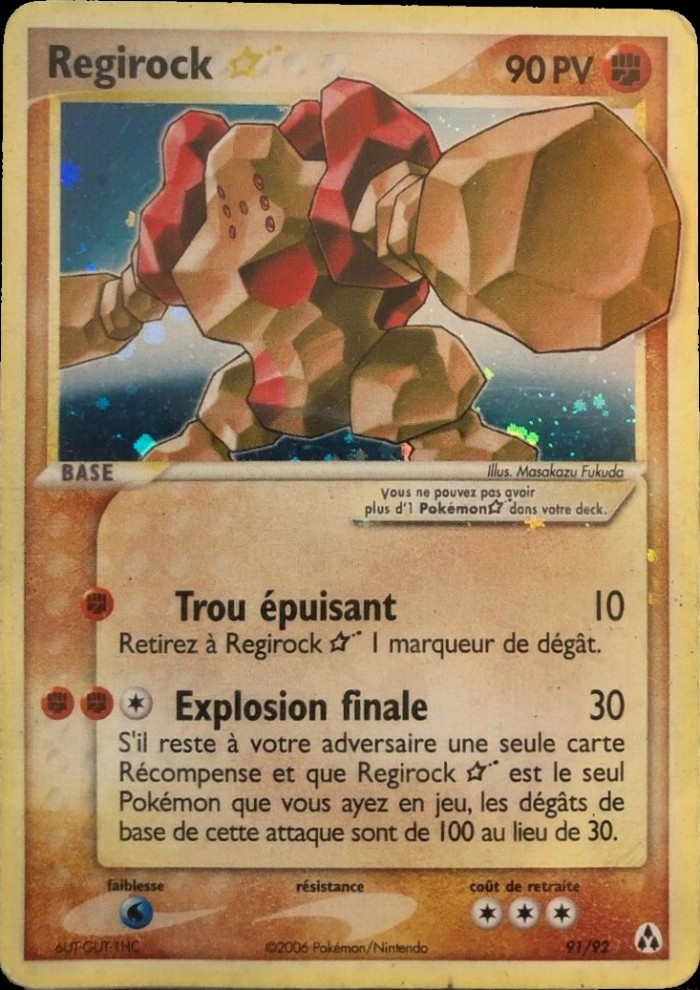 Carte Pokémon: Regirock star