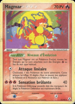 Carte Pokémon: Magmar