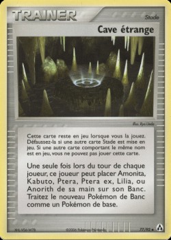 Carte Pokémon: Cave étrange