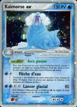 Carte Pokémon: Kaimorse ex