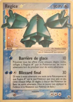 Carte Pokémon: Regice star