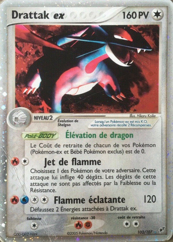 Carte Pokémon: Drattak ex