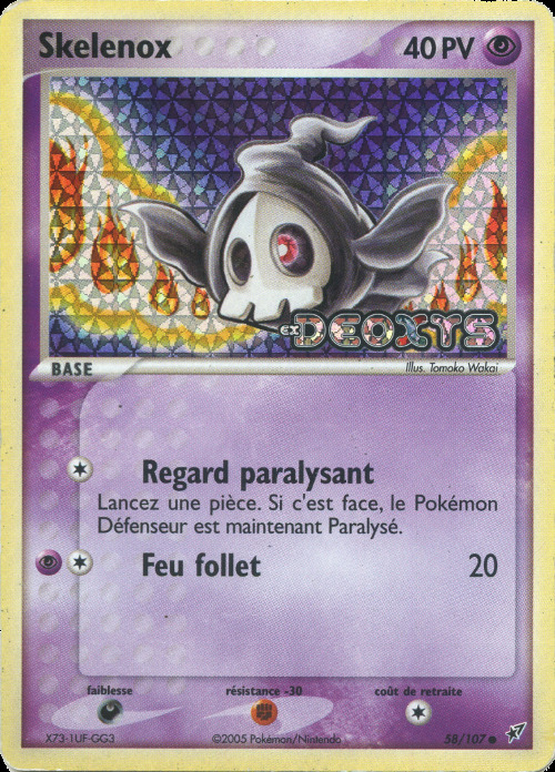 Carte Pokémon: Skelenox