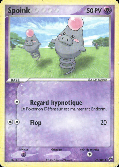 Carte Pokémon: Spoink