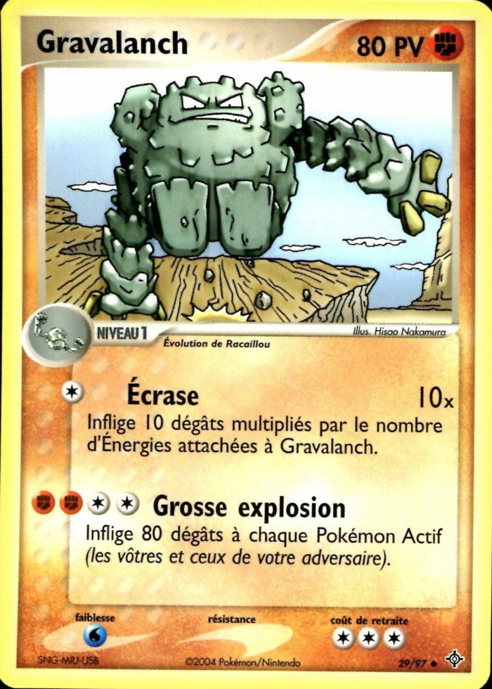 Carte Pokémon: Gravalanch