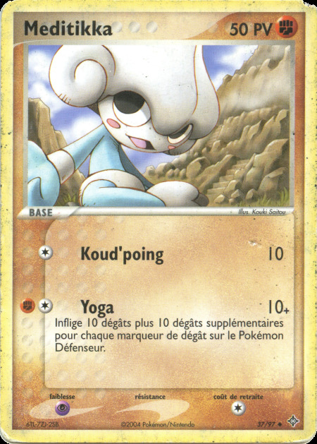 Carte Pokémon: Meditikka