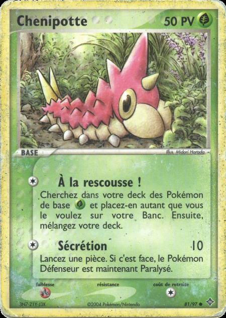 Carte Pokémon: Chenipotte