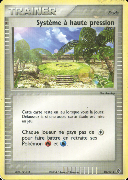 Carte Pokémon: Système à haute pression