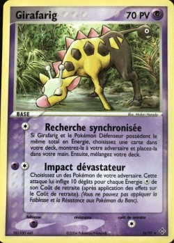 Carte Pokémon: Girafarig