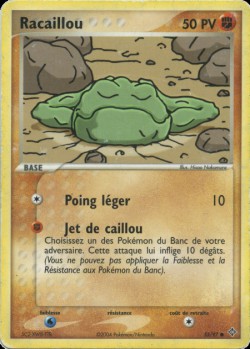 Carte Pokémon: Racaillou