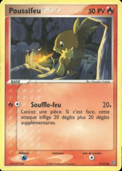 Carte Pokémon: Poussifeu